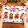 Custom Gingerbread Metal Tin - Personalized Christmas Birthday Gifts For Grandma, Grandpa - A Tin Full Of Love