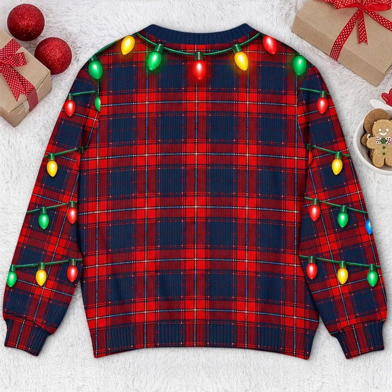 Custom Funny Ugly Sweatshirt - Personalized Christmas Birthday Gifts For Husband, Son, Grandson, Brother, Grandpa, Dad, Yourself - Chilling In Style This Season
