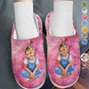 Custom Photo Fluffy Slippers - Personalized Christmas Birthday Gifts For Kids - Comfy Days Start Here