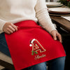 Custom Cotton Napkin - Personalized Christmas Birthday Gifts For Mom, Dad, Brother, Sister - Velvet Pearl Holiday Cheer