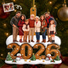 Custom Photo Acrylic Ornament - Personalized Christmas Birthday Gifts For Mom, Dad, Brother, Sister - Season Of Love And Joy