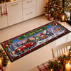 Custom Snowman Family Runner Rug - Personalized Christmas Birthday Gifts For Mom, Dad, Brother, Sister - Together Is Our Favorite Place