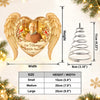 Custom Photo LED Tree Topper - Personalized  Memorial Sympathy Gifts For Loss Of Mom, Dad - Carried In Every Memory