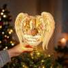 Custom Photo LED Tree Topper - Personalized  Memorial Sympathy Gifts For Loss Of Mom, Dad - Carried In Every Memory