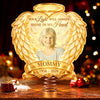 Custom Photo LED Tree Topper - Personalized  Memorial Sympathy Gifts For Loss Of Mom, Dad - Always Close In Spirit