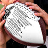 Custom Leather Football - Personalized Birthday Gifts For Son, Grandson, American Football Lovers, Sports Fans, Sports Lovers - Believe In Your Endless Power