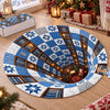 Custom Round Jigsaw Puzzle - Personalized Christmas Birthday Gifts For Kids - Santa Brings The Cheer