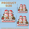 Custom Funny Wooden Ornament - Personalized Anniversary Christmas Wedding Gifts For Husband And Wife, Him And Her - Nice Is Overrated