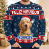 Custom Photo Ugly Sweatshirt - Personalized Christmas Birthday Gifts For Dog Cat Lovers, Dog Dad And Mom, Cat Owners - Jolly Little Pawtner