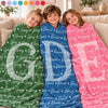 Custom Blanket - Personalized Birthday Gifts For Mom, Dad, Brother, Sister - Forever Wrapped In Love