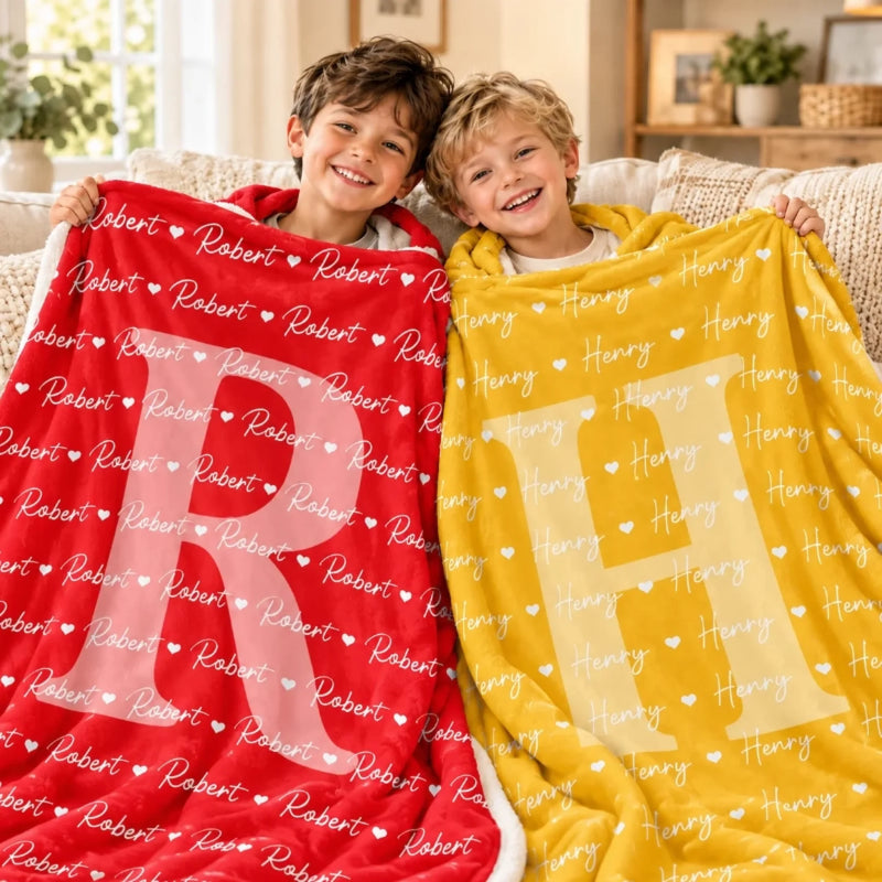 Custom Blanket - Personalized Birthday Gifts For Mom, Dad, Brother, Sister - Forever Wrapped In Love