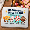 Custom Metal Tin - Personalized Birthday Gifts For Grandma, Grandpa - Sweet Days With Grandma