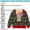 Custom Photo Ugly Sweatshirt - Personalized Christmas Birthday Gifts For Dog Cat Lovers, Dog Dad And Mom, Cat Owners - Making Christmas More Pawfect
