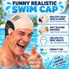 Custom Funny Swim Cap - Personalized Birthday Gifts For Swimming Lovers, Sports Fans, Sports Lovers - Born To Make Waves