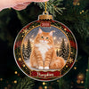 Custom Photo Acrylic Ornament - Personalized  Christmas Birthday Gifts For Dog Cat Lovers, Dog Dad And Mom, Cat Owners - Twinkling With Pet Love