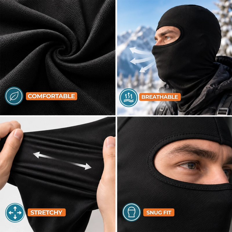 Custom Funny Ski Mask - Personalized Birthday Gifts For Ski Lovers - Bringing Heat To The Snow