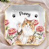 Custom Photo Jewelry Dish - Personalized Birthday Gifts For Wife, Daughter, Besties, Sisters, Granddaughter, Grandma, Mom, Yourself, Dog Cat Lovers - A Love Like No Other