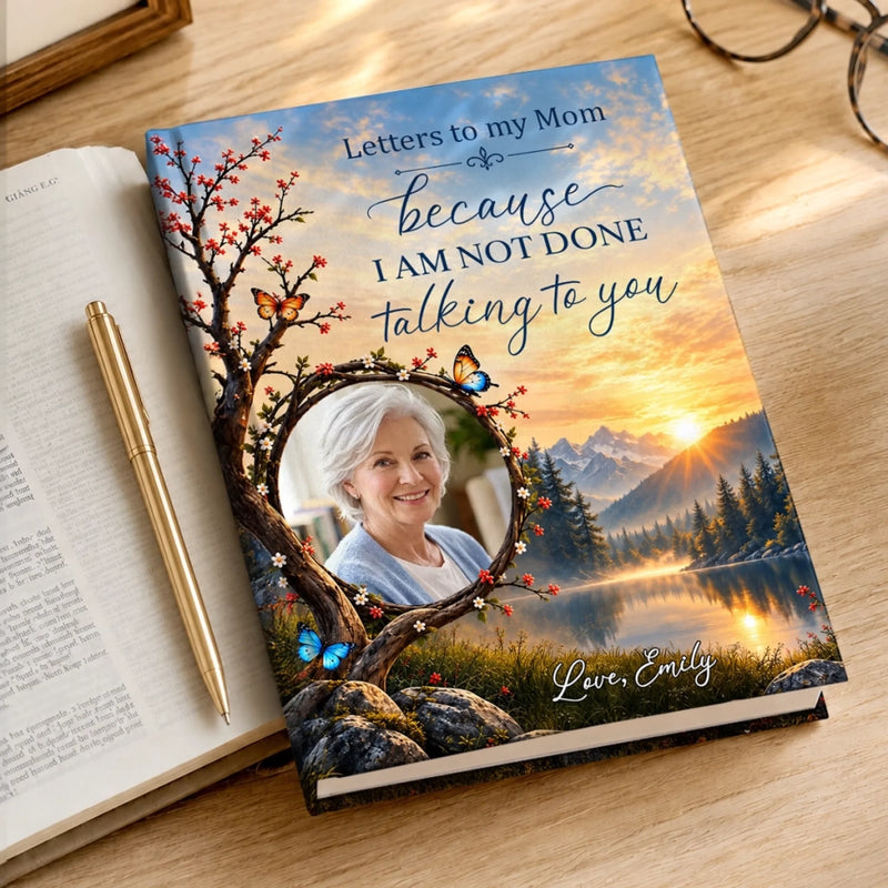 Custom Photo Letters to Mom Gifts - Personalized Hardcover Journal