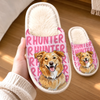 Custom Pet Photo Gifts For Dog Lovers - Personalized Flat Scuff Slippers