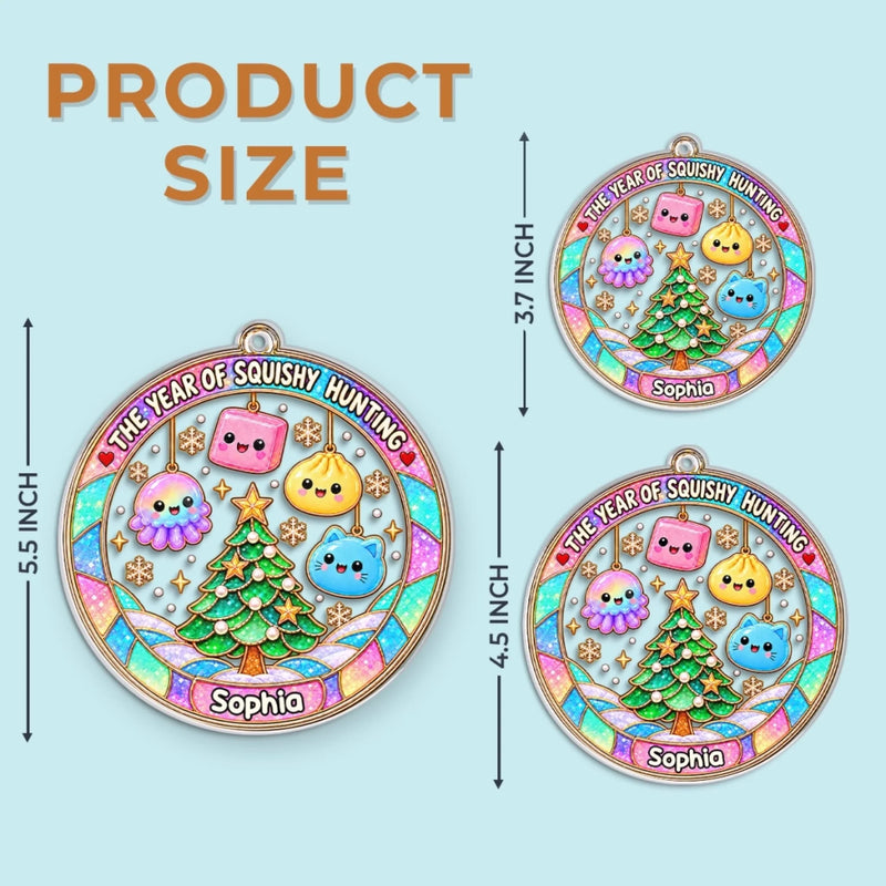 Custom The Year Of Squishy Hunting Christmas Decor - Personalized Ornament