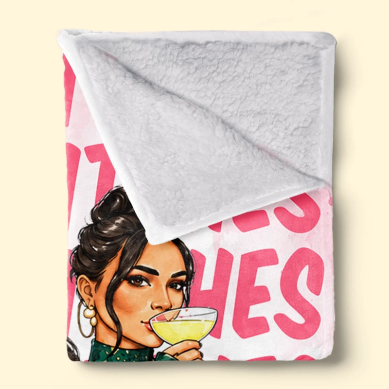Custom Photo Best Friends, Besties Gifts - Personalized Blanket