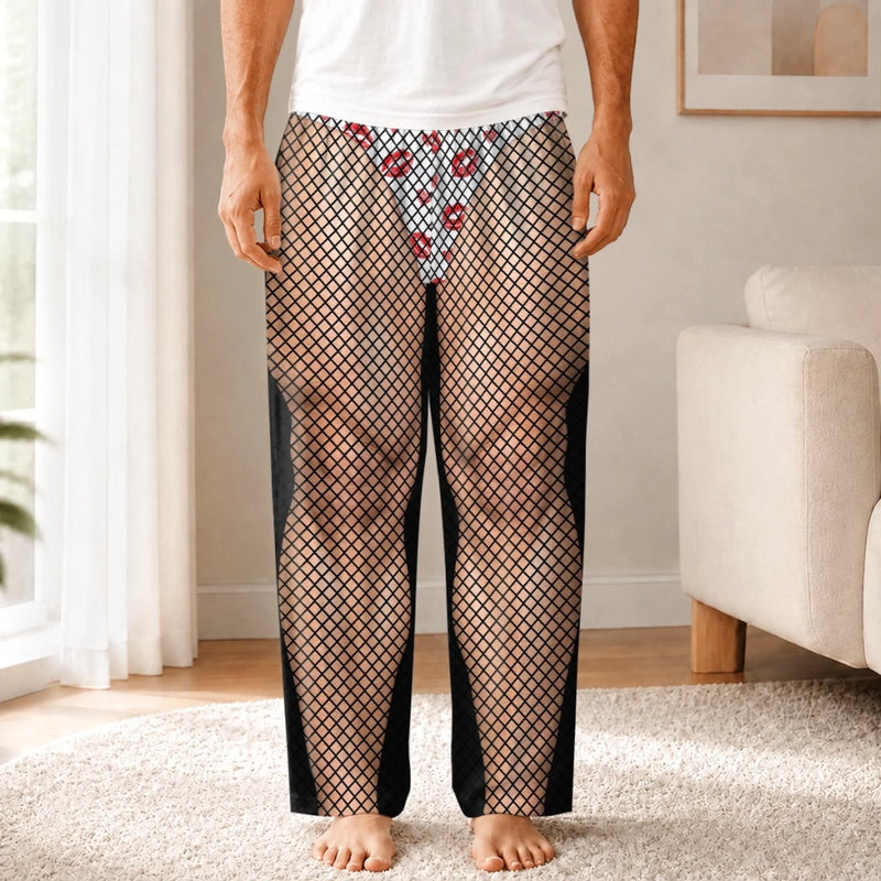 Custom Christmas Novelty Men's Gifts - Personalized Pajama Pants