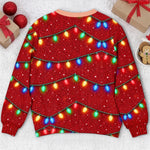 Custom Funny Couple Christmas Party Gifts - Personalized Ugly Sweatshirt