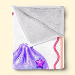 Custom Kawaii Dumpling Squishy Name Gifts for Girls - Personalized Blanket