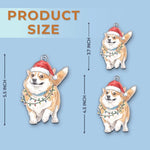Custom Photo Festive Pet Christmas Gifts - Personalized Acrylic Ornament