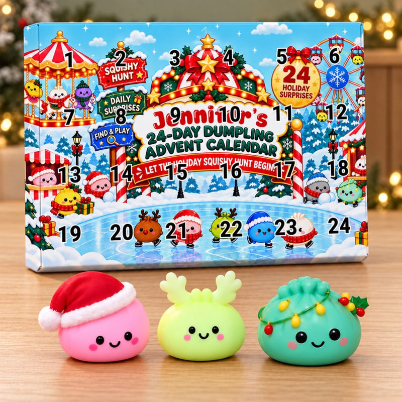 Custom Christmas Squishy Hunt Gifts - Personalized Squishy Hunt Advent Calendar
