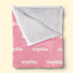 Custom Name Kids Gifts - Personalized Blanket