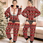 Custom Funny Christmas Outfit Gifts - Personalized Adult Onesie
