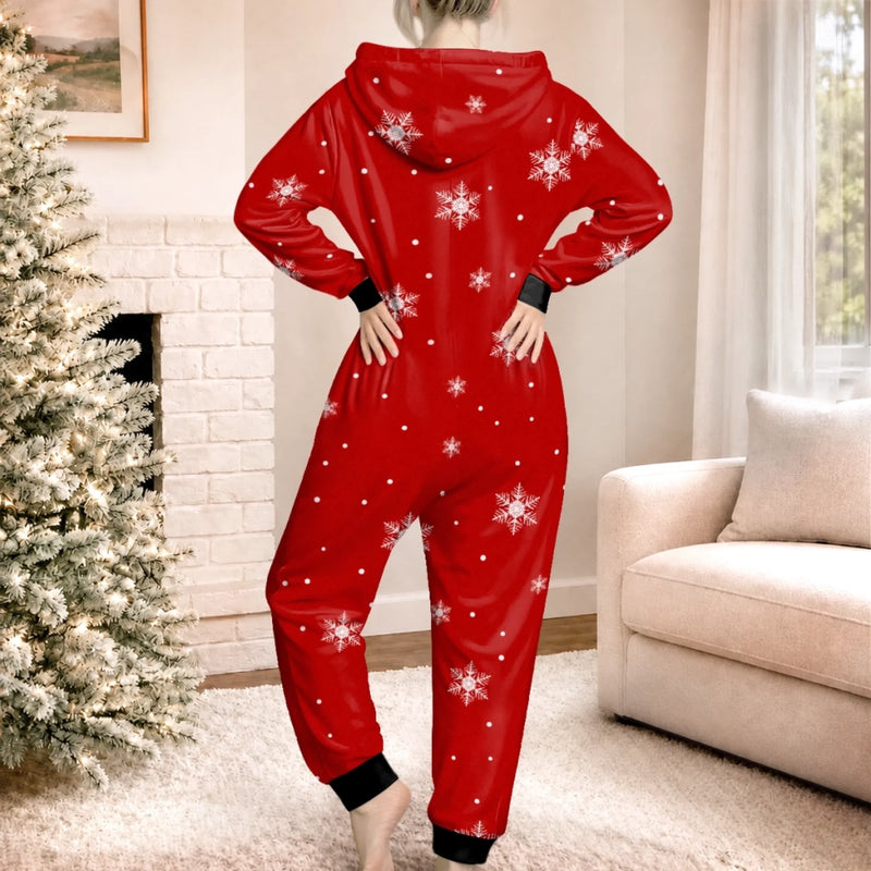 Custom Funny Christmas Snowflake Gifts - Personalized Adult Onesie