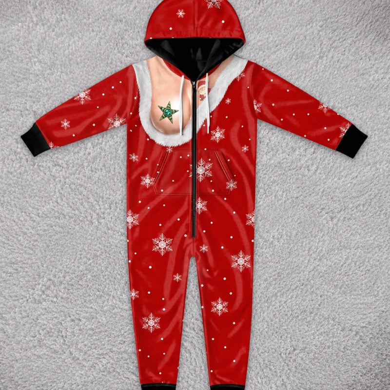 Custom Funny Christmas Snowflake Gifts - Personalized Adult Onesie