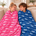 Custom Name Gifts For Kids - Personalized Blanket