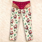 Custom Funny Christmas Pajamas For Men - Personalized Naughty Reveal Pajama Pants