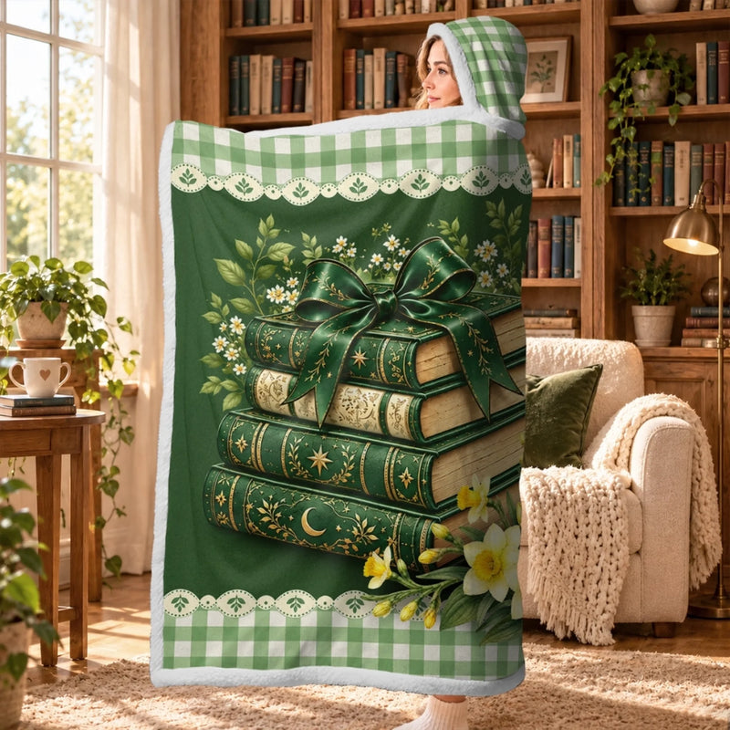 Custom Reading Gifts For Book Lovers, Bookworms, Readers - Personalized Snuggle Blanket