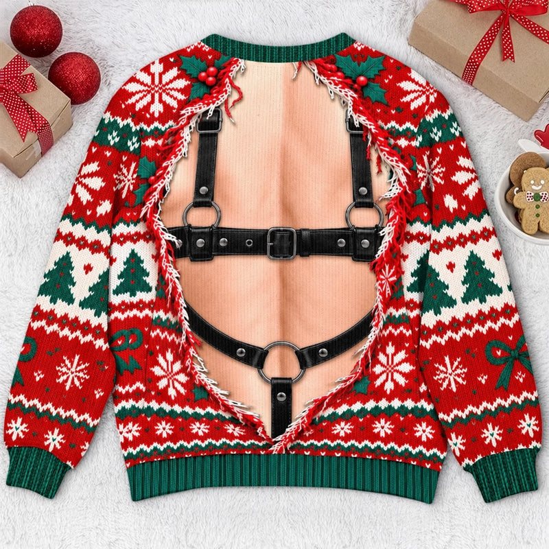 Custom Ugly Christmas Sweater Gifts - Personalized Ugly Sweatshirt