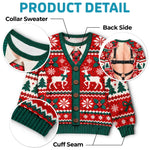 Custom Ugly Christmas Sweater Gifts - Personalized Ugly Sweatshirt