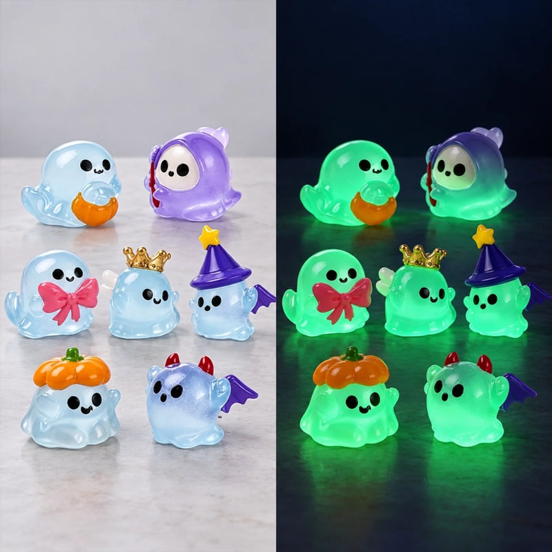 Halloween Glow In The Dark Ghost Kids Gifts - Luminous Landscape Ornaments