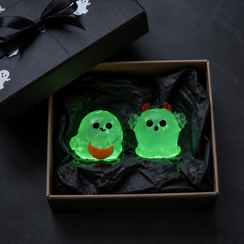 Halloween Glow In The Dark Ghost Kids Gifts - Luminous Landscape Ornaments