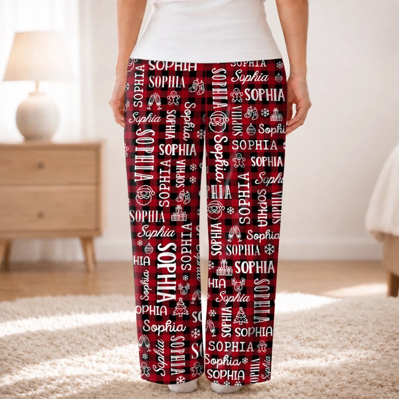 Custom Christmas Name Family Gifts - Personalized Pajamas