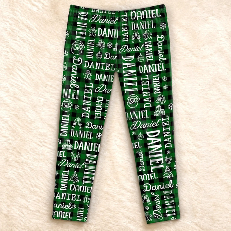 Custom Christmas Name Family Gifts - Personalized Pajamas