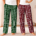 Custom Christmas Name Family Gifts - Personalized Pajamas
