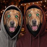 Custom Photo Zombie Dog Halloween Gifts - Personalized Balaclava Mask