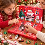 24 Days Christmas Countdown Gifts -  Keychain Advent Calendar