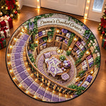 Custom Crochet Corner Gifts for Crocheters - Personalized Quilted Round Mat
