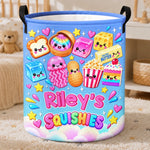 Custom Squishies Kids Gifts - Personalized Laundry Basket