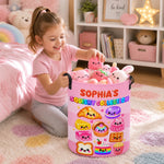 Custom Squishy Collection Gifts for Kids - Personalized Laundry Basket
