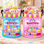 Custom Name Squishy Collection Kids Gifts - Personalized Laundry Basket